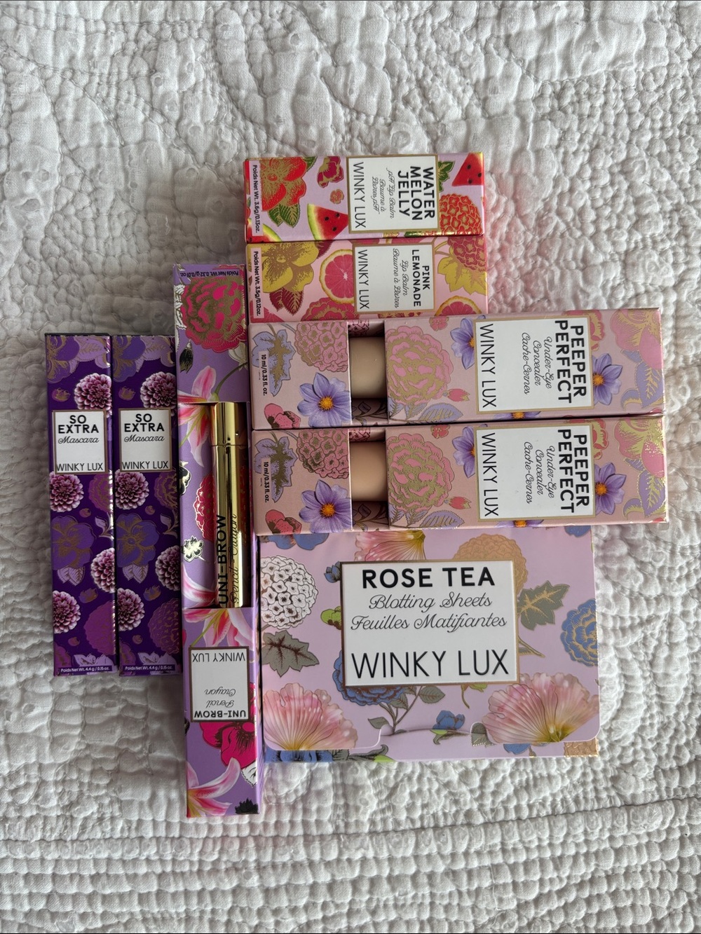 Winky Lux NIB bundle - concealer, lip balm, mascara and more
